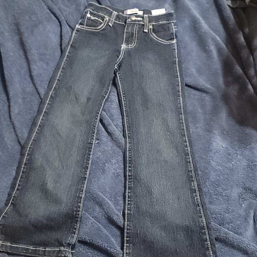 Girls wrangler jeans qbaby cowgirl cut
